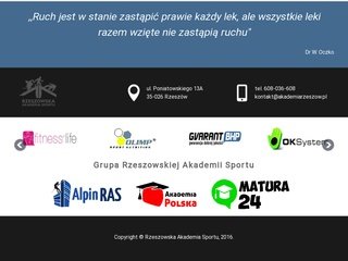 Podgląd akademiarzeszow.pl
