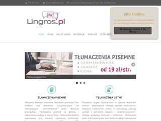 Podgląd lingros.pl