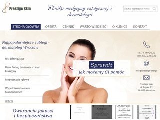 Podgląd prestige-skin.pl