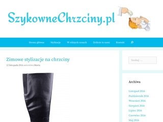 Miniaturka szykownechrzciny.pl