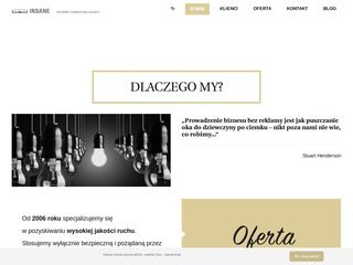 Podgląd https://insane.agency