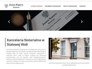 Podgląd notariuszstalowawola.pl