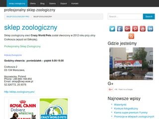 Podgląd sklep.zoologiczny.pro