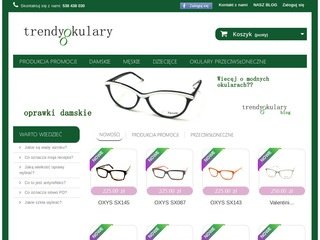 Podgląd https://trendyokulary.pl