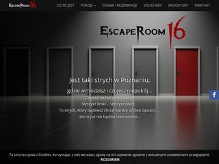 Podgląd escaperoom16.pl