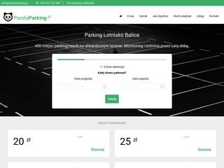 Podgląd https://pandaparking.pl
