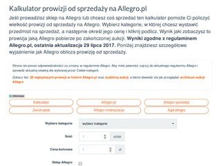 Podgląd https://alleprowizja.pl