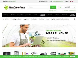 Podgląd https://maxgrowshop.pl