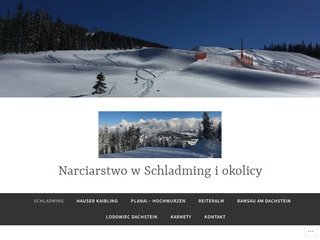 Podgląd https://nartyschladming.wordpress.com