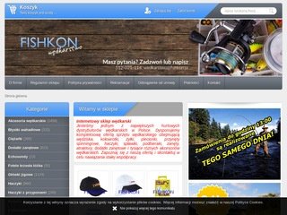 Podgląd wedkarstwo.fishkon.pl