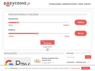 Podgląd https://pozyczasz.pl/