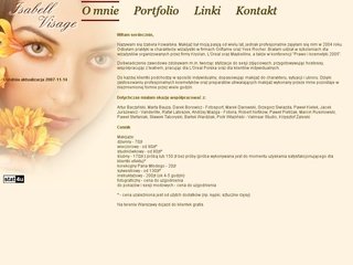 Podgląd isabell-visage.com.pl
