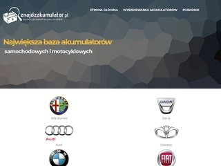 Podgląd https://znajdzakumulator.pl/