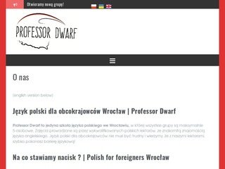 Podgląd professordwarf.pl