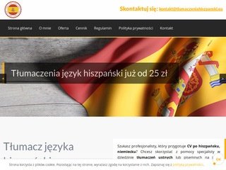Podgląd https://tlumaczeniahiszpanski.eu/