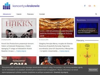 Podgląd https://koncertywkrakowie.pl