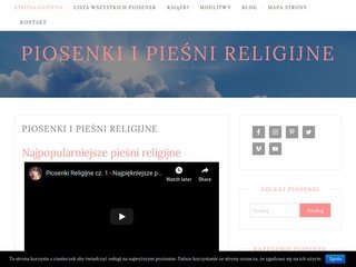 Podgląd https://piesni-religijne.pl