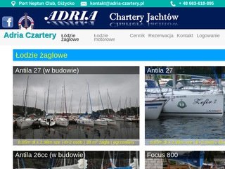 Podgląd adria-czartery.pl