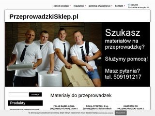 Podgląd https://przeprowadzkisklep.pl