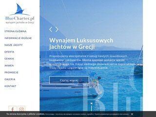 Podgląd bluecharter.pl