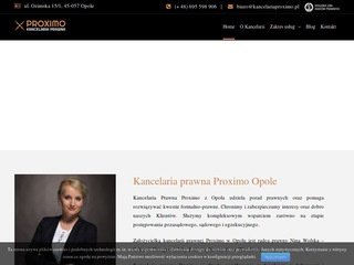 Podgląd https://kancelariaproximo.pl