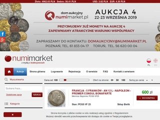Podgląd https://numimarket.pl
