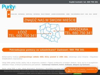 Podgląd https://puritypests.pl
