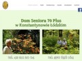 Podgląd https://www.domseniora70plus.pl