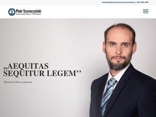 Podgląd https://kancelariaszyroczynski.pl