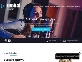 Podgląd https://www.wokal.studio