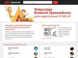 Podgląd https://spiewnik.wywrota.pl/