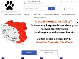 Podgląd https://hurtowniakartekonline.pl