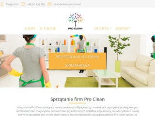 Podgląd https://clean-pro.com.pl