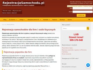 Podgląd https://www.rejestracjasamochodu.pl