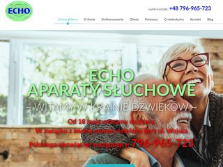Podgląd https://www.aparatysluchoweecho.pl