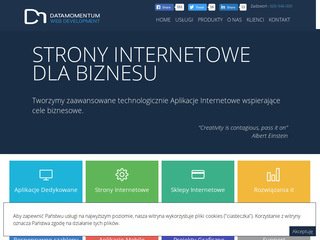Podgląd https://datamomentum.pl