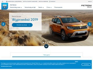 Podgląd https://pietrzak.dacia.pl