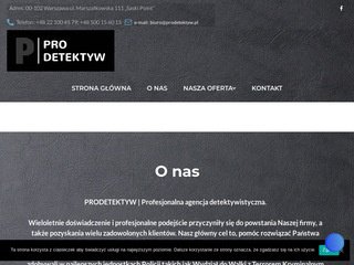 Podgląd https://prodetektyw.pl