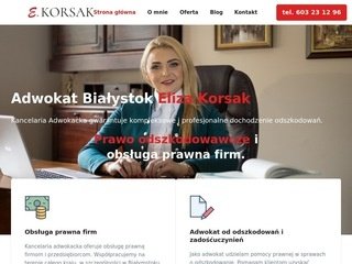 Podgląd https://elizakorsak.pl/