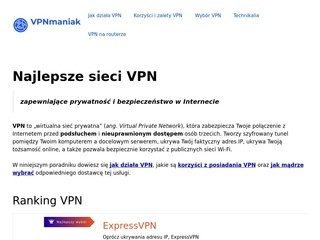 Podgląd https://vpnmaniak.pl