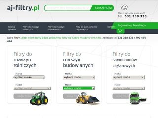 Podgląd https://aj-filtry.pl