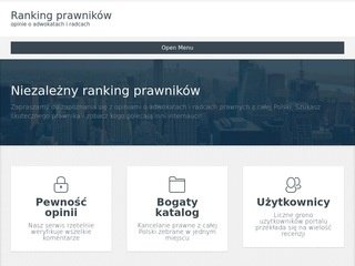 Podgląd https://www.prawniczyranking.eu/