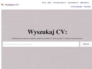 Podgląd https://przykladowe-cv.pl/