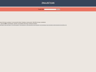 Podgląd https://www.szukaj-ean.pl/