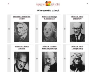 Podgląd https://wierszykidladzieci.net.pl
