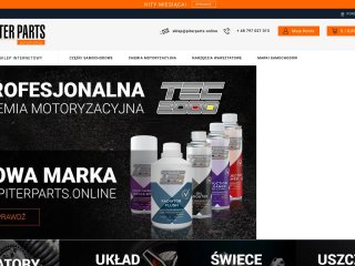 Podgląd Sklep internetowy motoryzacyjny - piterparts.online