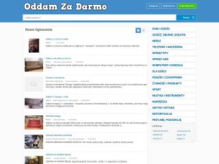 Podgląd https://oddamzadarmo.com.pl/