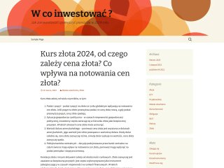 Podgląd https://wcoinwestowac.pl