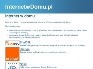 Podgląd internetwdomu.pl