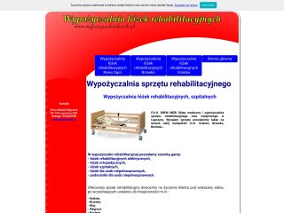Podgląd https://wypozyczalnialozek.pl